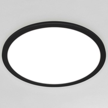 Briloner 7168-015 - LED Dimbar taklampa PIATTO LED/22W/230V 3000-6500K diameter 40 cm svart + fjärrkontroll