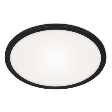 Briloner 7168-015 - LED Dimbar taklampa PIATTO LED/22W/230V 3000-6500K diameter 40 cm svart + fjärrkontroll