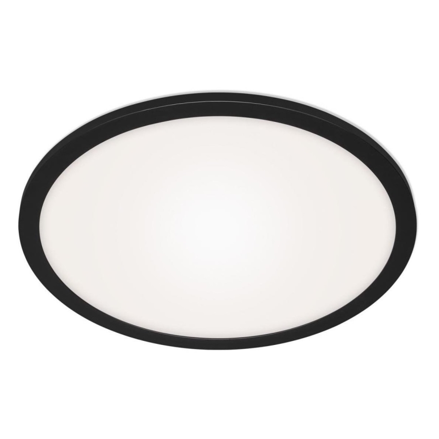 Briloner 7168-015 - LED Dimbar taklampa PIATTO LED/22W/230V 3000-6500K diameter 40 cm svart + fjärrkontroll