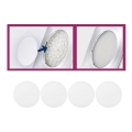 Briloner 7224-040 - SET med 4x diffusor för infällda taklampor Ø 69 mm
