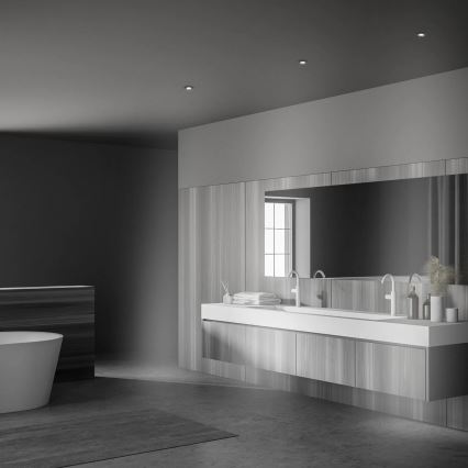 Briloner 7295-031 - KIT 3x Infälld dimbar LED badrumsbelysning ATTACH LED/6,5W/230V IP44