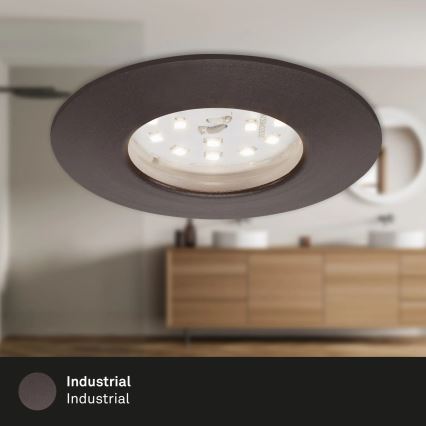 Briloner 7295-031 - KIT 3x Infälld dimbar LED badrumsbelysning ATTACH LED/6,5W/230V IP44