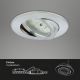 Briloner 7296-019 - Infälld dimbar LED badrumsbelysning LED/6,5W/230V IP23