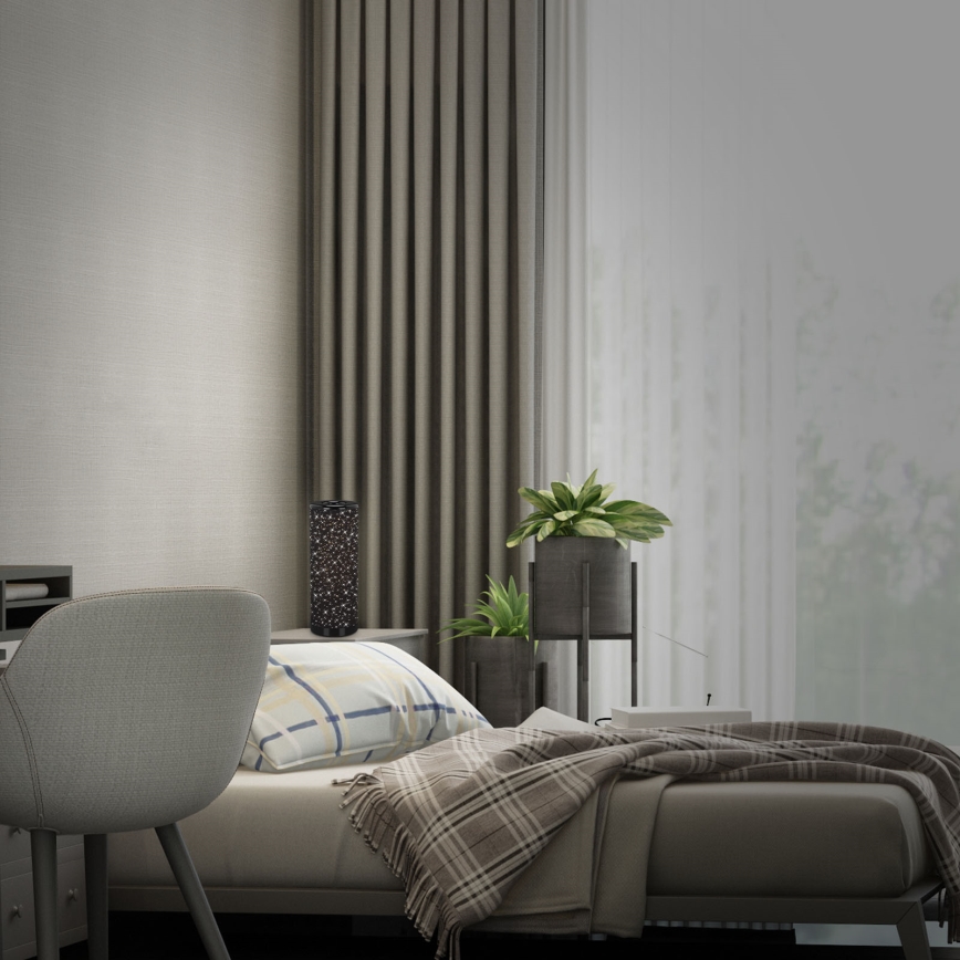 Briloner 7334-015 - LED bordslampa STARRY SKY 1xGU10/5W/230V svart