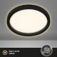 Briloner 7361-015 - LED taklampa  CADRE LED/18W/230V d. 29,7 cm svart