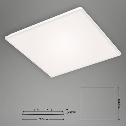 Briloner 7376-216 - ytmonterad LED-panel FRAMELESS LED/38W/230V 59,5x59,5 cm 4000K