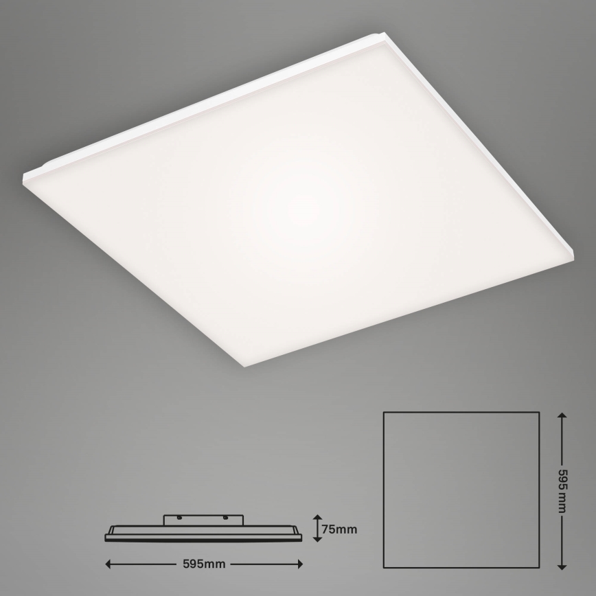 Briloner 7376-216 - ytmonterad LED-panel FRAMELESS LED/38W/230V 59,5x59,5 cm 4000K