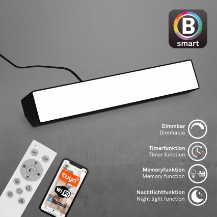 Briloner 7379-015 - LED RGBW Ljusreglerad lampa SMART LED/9W/230V 3000-6500K Wi-Fi Tuya + fjärrkontroll