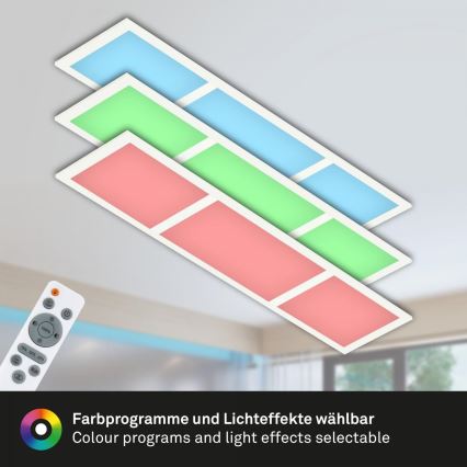 Briloner 7388-016 - RGBW Dimbar taklampa LED/24W/230V 3000-6500K + fjärrkontroll