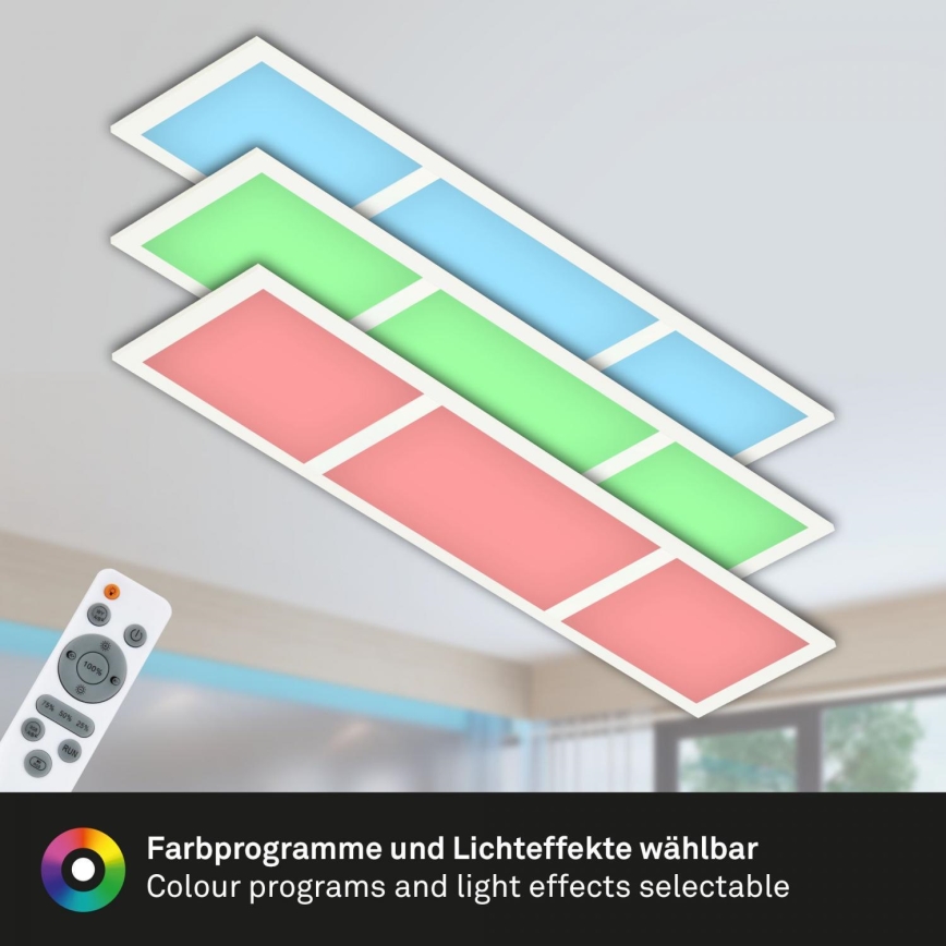 Briloner 7388-016 - RGBW Dimbar taklampa LED/24W/230V 3000-6500K + fjärrkontroll