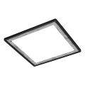Briloner 7457-414 - LED takarmatur SLIM LED/18W/230V 4000K 29x29 cm svart
