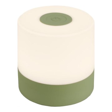 Briloner 7461019 - LED dimbar uppladdningsbar utomhusbordslampa LED/2W/5V IP44 1200 mAh grön