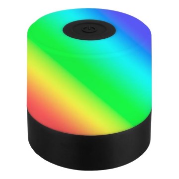 Briloner 7462015 - LED RGB uppladdningsbar utomhusbordslampa LED/1,5W/5V IP44 1200 mAh svart