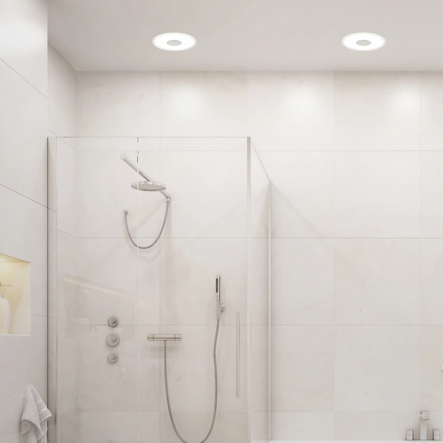 Briloner 7480019 - LED infälld badrumsarmatur LED/6W/230V 3000/4000/6500K IP44 vit