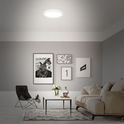 Briloner 7494016 - RGBW LED dimbar takarmatur SMART 22 W/230 V/4000 K Ø 42 cm Wi‑Fi Tuya + fjärrkontroll