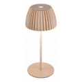 Briloner 7552-011 - MINI utomhusbordslampa, dimmbar, uppladdningsbar, beröringsstyrd LED/1,5W/5V IP44 1800 mAh beige
