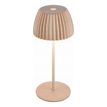 Briloner 7552-011 - MINI utomhusbordslampa, dimmbar, uppladdningsbar, beröringsstyrd LED/1,5W/5V IP44 1800 mAh beige