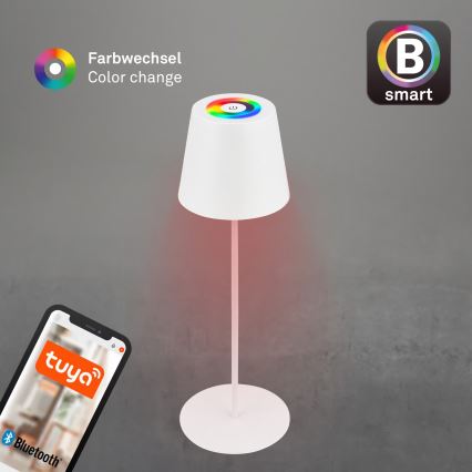 Briloner 7559016 - LED RGB dimbar uppladdningsbar utomhusbordslampa COLORIS LED/3,5W/5V IP44 2000 mAh Wi-Fi Tuya