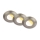 Briloner 7589032 - Set med 3 dimbara infällda LED-badrumsspotar KLIRA LED/4,9W/230V IP44 matt krom