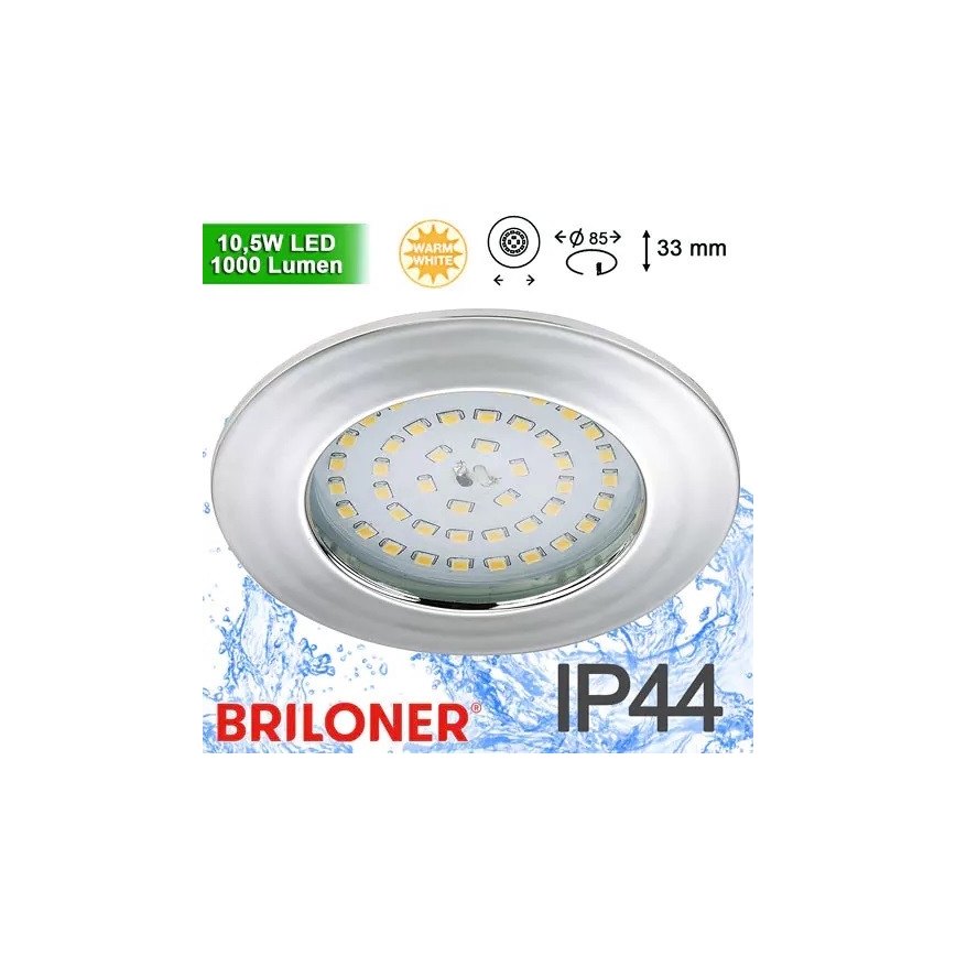 Briloner 8310-019 - Infälld LED badrumsbelysning LED/10,5W/230V IP44