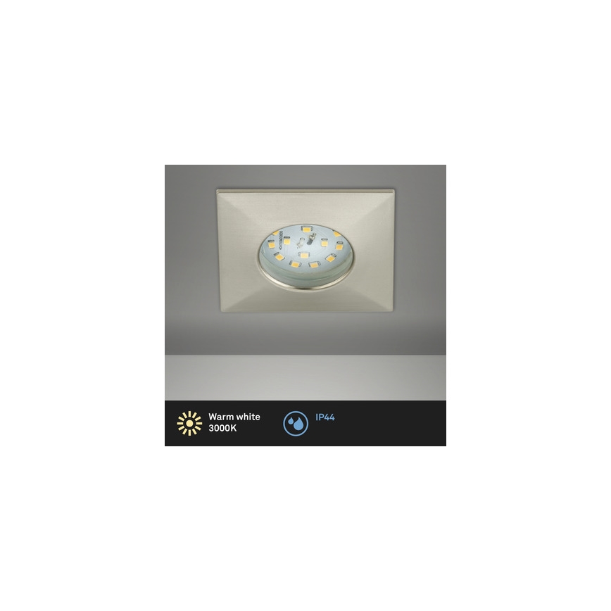 Briloner 8313-012 - Infälld LED badrumsbelysning LED/5W/230V IP44 matt krom