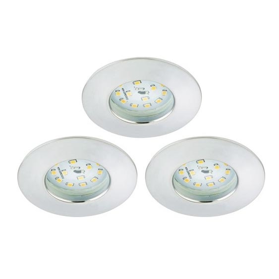 Briloner 8316-039-KIT 3x Infälld dimbar LED badrumsbelysning LED/5,5W/230V IP44