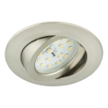 Briloner 8317-012 - dimbar LED-infälld badrumsarmatur, LED 5,5 W, 230 V, IP23, mattkrom