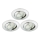 Briloner 8317-039-KIT 3x Infälld dimbar LED badrumsbelysning LED/5,5W/230V IP23