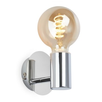 Briloner - Badrumsvägglampa 1xE27/10W/230V IP44 polerad krom