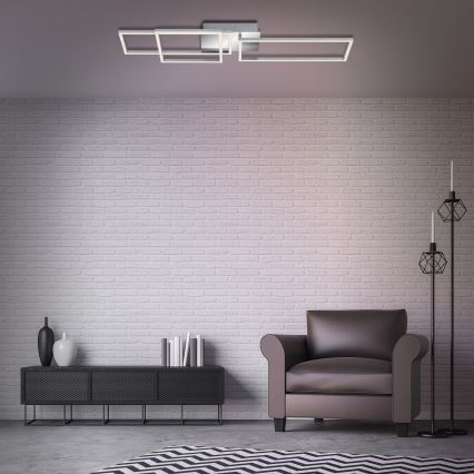 Briloner - Dimbar LED ytmonterad ljuskrona FRAME LED/44W/230V