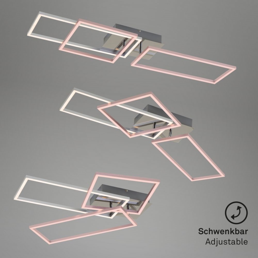 Briloner - Dimbar LED ytmonterad ljuskrona FRAME LED/44W/230V