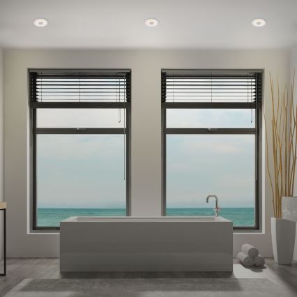 Briloner - KIT 3x Infälld LED badrumsbelysning LED/6W/230V IP44 krom