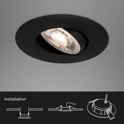 Briloner - KIT 3x LED Dimbar badrumslampa LED/4,9W/230V IP23