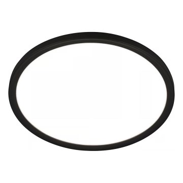 Briloner - LED badrumsplafond med rörelsesensor MOVE LED/18W/230V IP44 Ø 29 cm svart