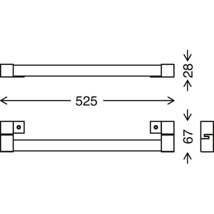 Briloner - LED Spegelbelysning för badrum SPLASH LED/10W/230V IP44