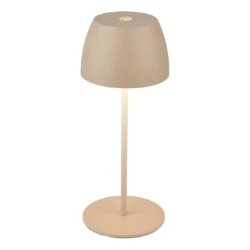 Briloner - LED dimbar uppladdningsbar beröringsstyrd bordslampa för utomhusbruk MINI LED/2,5W/5V IP44 1800 mAh beige