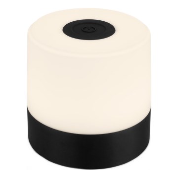 Briloner - LED dimmbar uppladdningsbar beröringsstyrd utomhusbordslampa LED/2W/5V 2700K IP44 1200 mAh svart