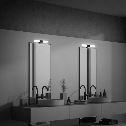 Briloner - LED-spegelbelysning för badrum LED/7W/230V 4000K IP44 32 cm svart