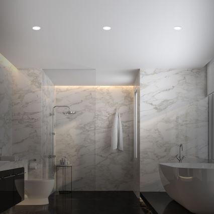 Briloner - SET OM 3 RGBW LED dimbara badrumsinfällda armaturer LED/4,8W/230V 3000-6500K IP65 + fjärrkontroll