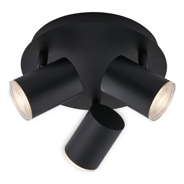 Briloner&nbsp;10476229 - Badrumsspotlight 3xGU10/5W/230V IP44 svart