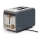 Brödrost med plats för 2 brödskivor 900W/230V rostfritt /grå