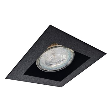 Brosline - Infälld takarmatur 1xGU10/10W/230V svart