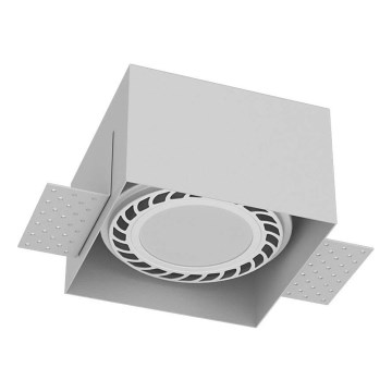 Brosline - Infälld takarmatur 1xGU10/18W/230V vit