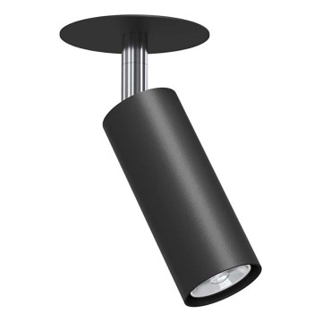 Brosline - Infällt takspot 1xGU10/4W/230V svart