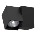 Brosline - Väggmonterad riktbar spotlight 1xGU10/10W/230V svart