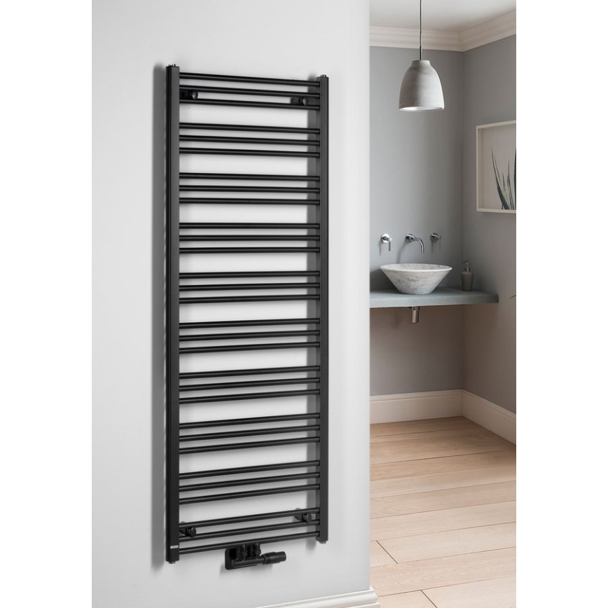 Bruckner - Badrumsradiator ALBRECHT 157x60 cm matt svart