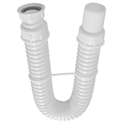 Bruckner - Flexibel vattenlås DN40 vit