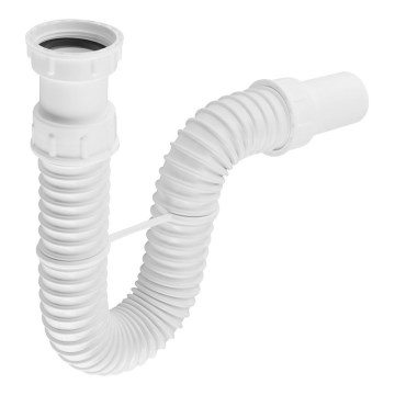 Bruckner - Flexibel vattenlås DN40 vit