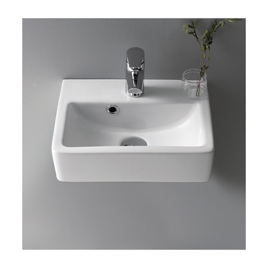 Bruckner - Handfat NOAM 37,5x28 cm keramik/vit