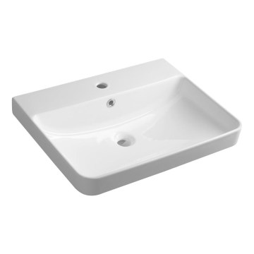 Bruckner - Infälld tvättställ NERON 60x48 cm vit